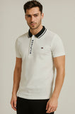 Regular fit tipped polo t-shirt
